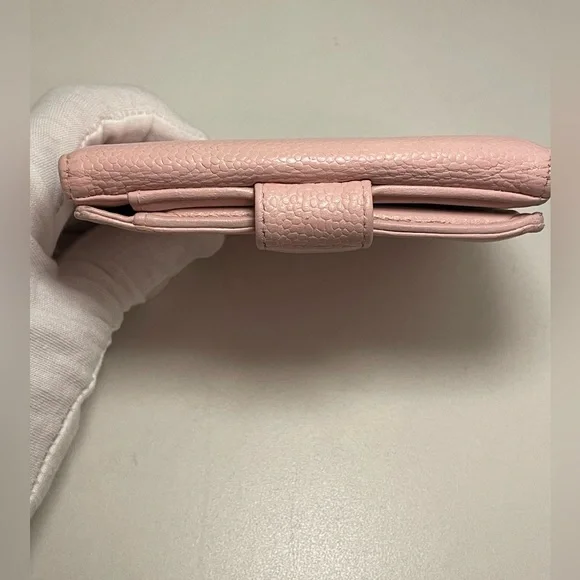 CHANEL Caviar Pink Wallet with Dusty and Box - Picture 7 of 16